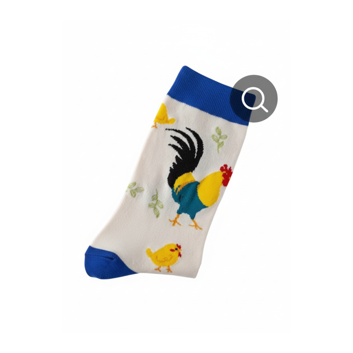 Chaussettes Poules & Coqs Fantaisie – Plusieurs Modèles | Socks Story