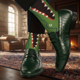Chaussettes Crocodile Fantaisie & Rigolotes | Socks Story