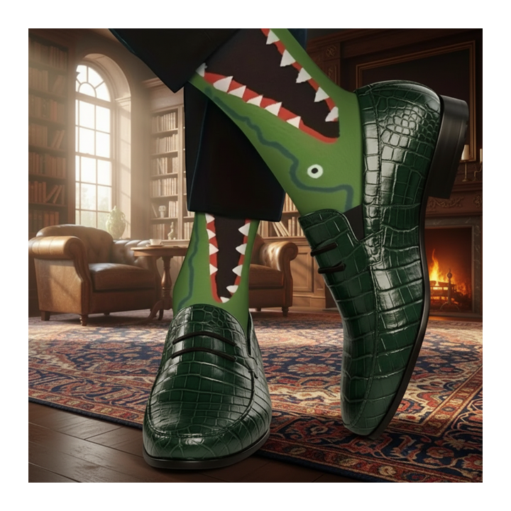 Chaussettes Crocodile Fantaisie & Rigolotes | Socks Story