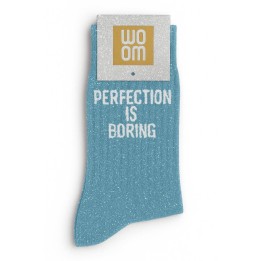 Chaussettes Perfection Is Boring à Paillettes | Socks Story