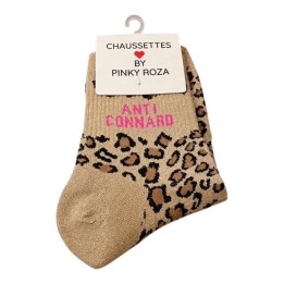 Chaussettes Anti Connard Léopard Femme | Socks Story