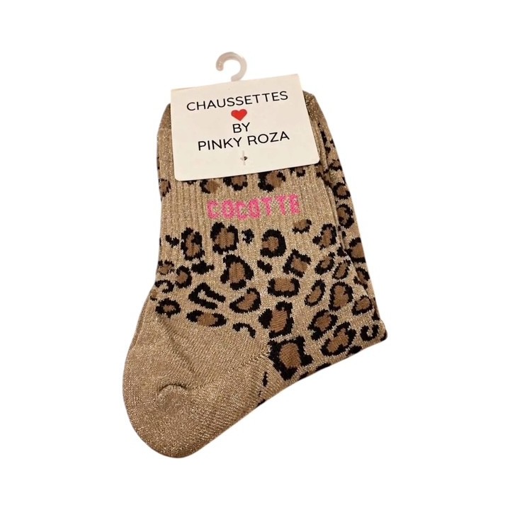 Chaussettes Cocotte Léopard Femme | Socks Story