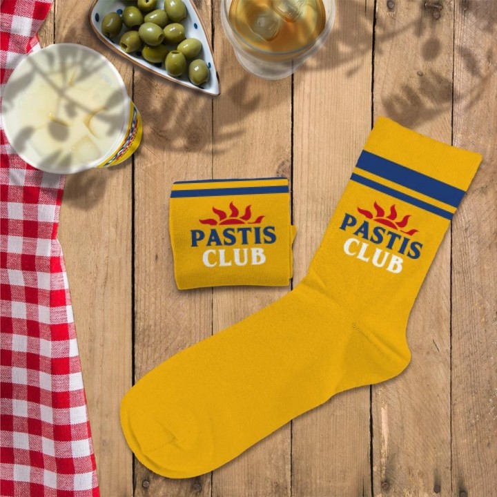 Chaussettes Pastis Club jaunes | Socks Story