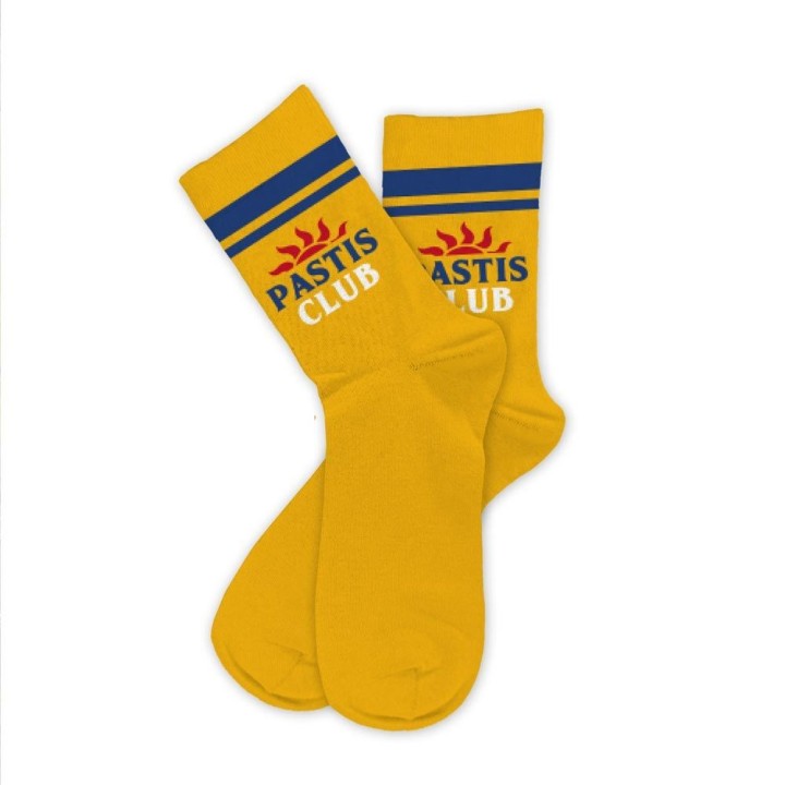 Chaussettes Pastis Club jaunes | Socks Story