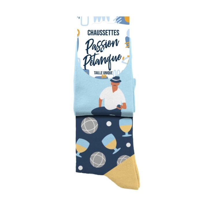 Chaussettes Passion Pétanque originales | Socks Story