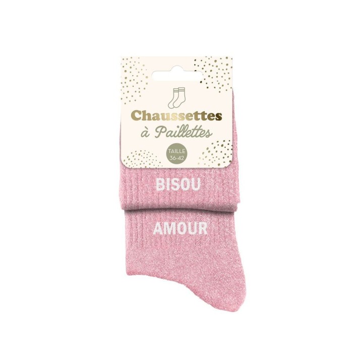 Chaussettes pailletées Reine des gaffes | Socks Story