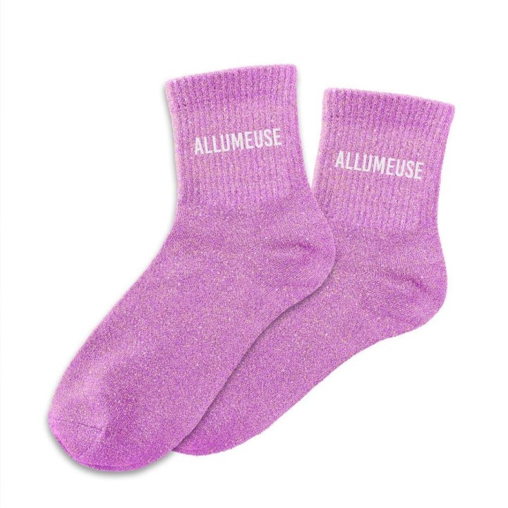 Chaussettes pailletées allumeuse | Socks Story